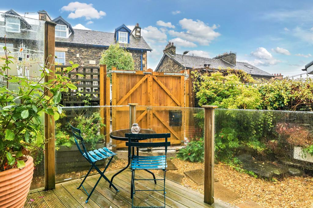 Rear Patio and view