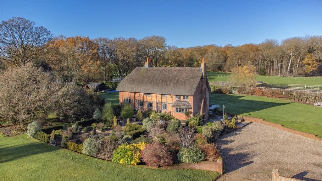 Aerial View of House