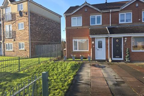 2 bedroom end of terrace house for sale, Tiberius Close, Wallsend