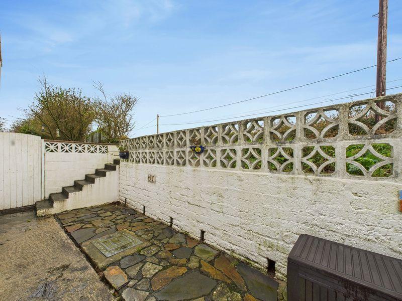 Rear patio