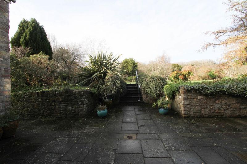 Patio onto garden