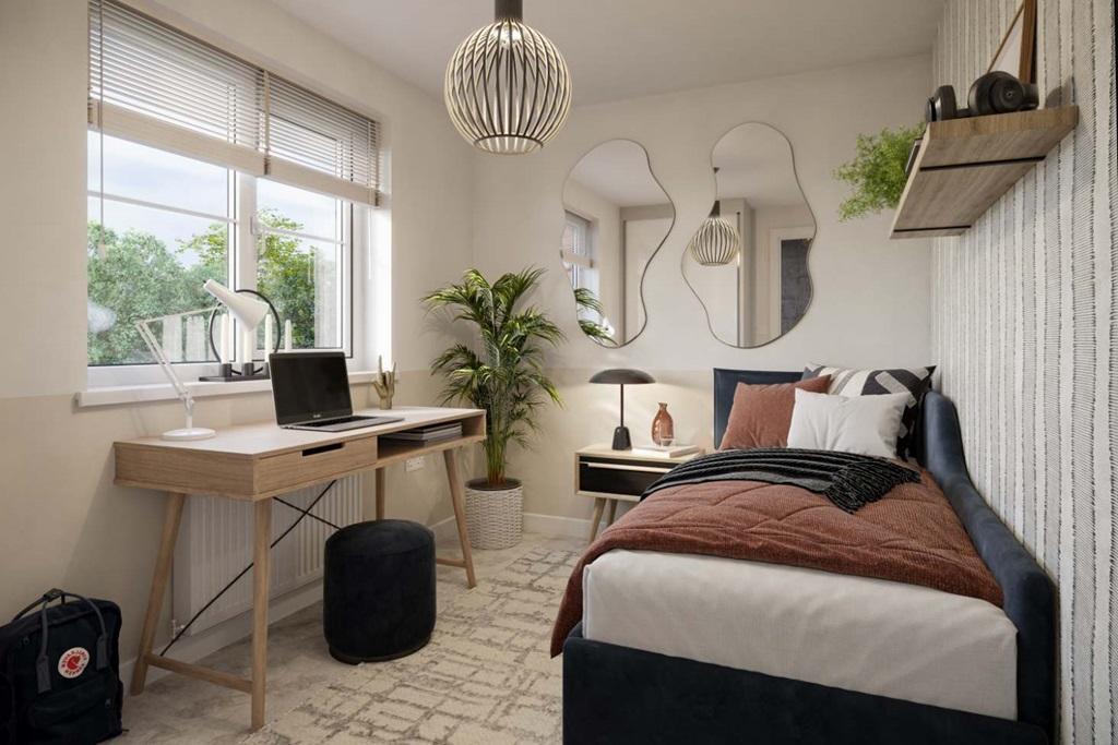 Bedroom 3 is perfect as an occasional guest...