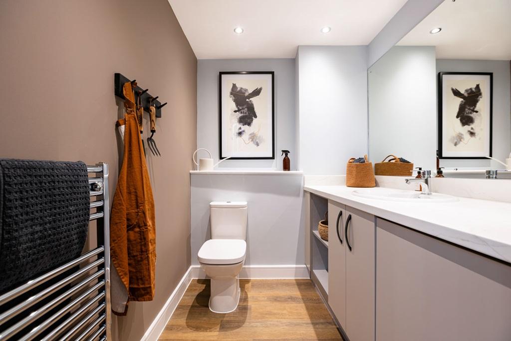 Useful cloakroom/utility for laundry