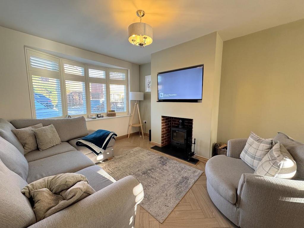 Open plan living dining room
