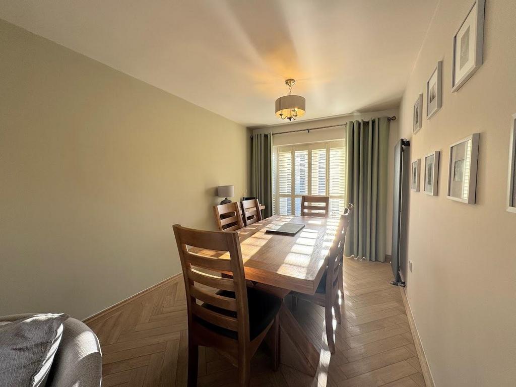 Open plan living dining room