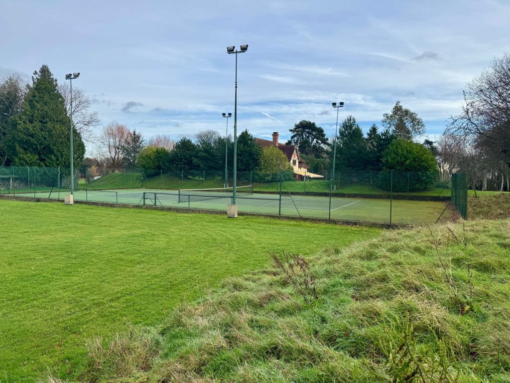Outdoor tennis court
