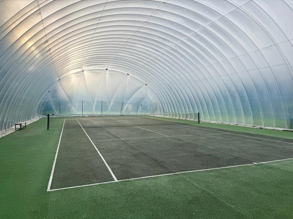 Indoor tennis court