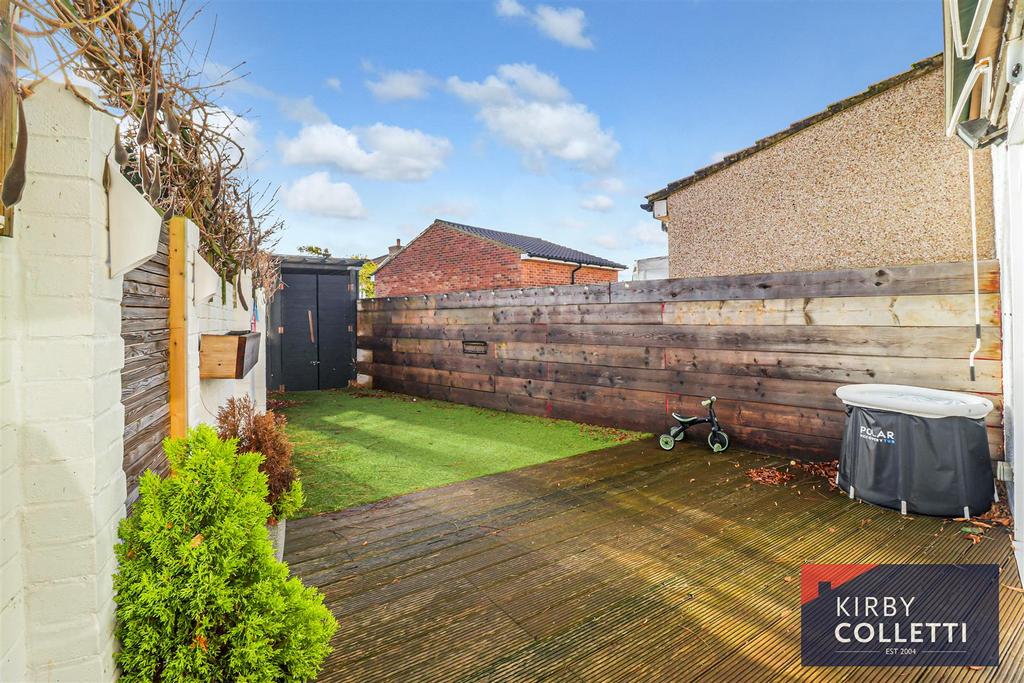 Rear garden