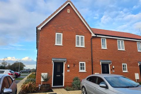 2 bedroom end of terrace house for sale - Ermine Way, Bacton