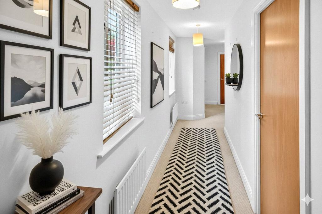 Staged Hallway