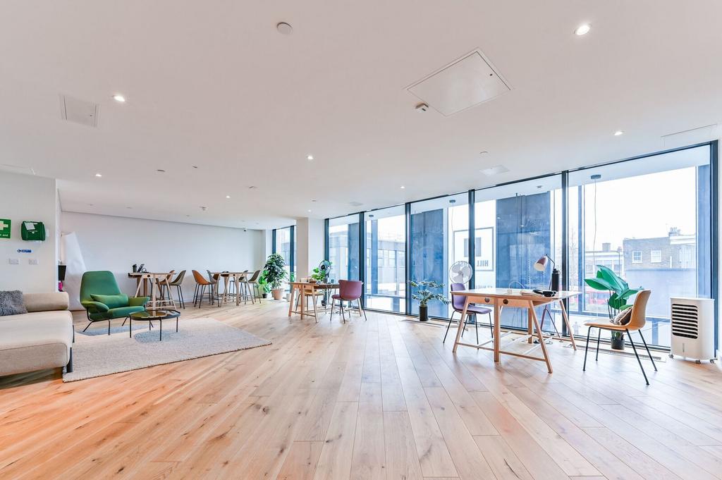 Open-plan living area, open plan living