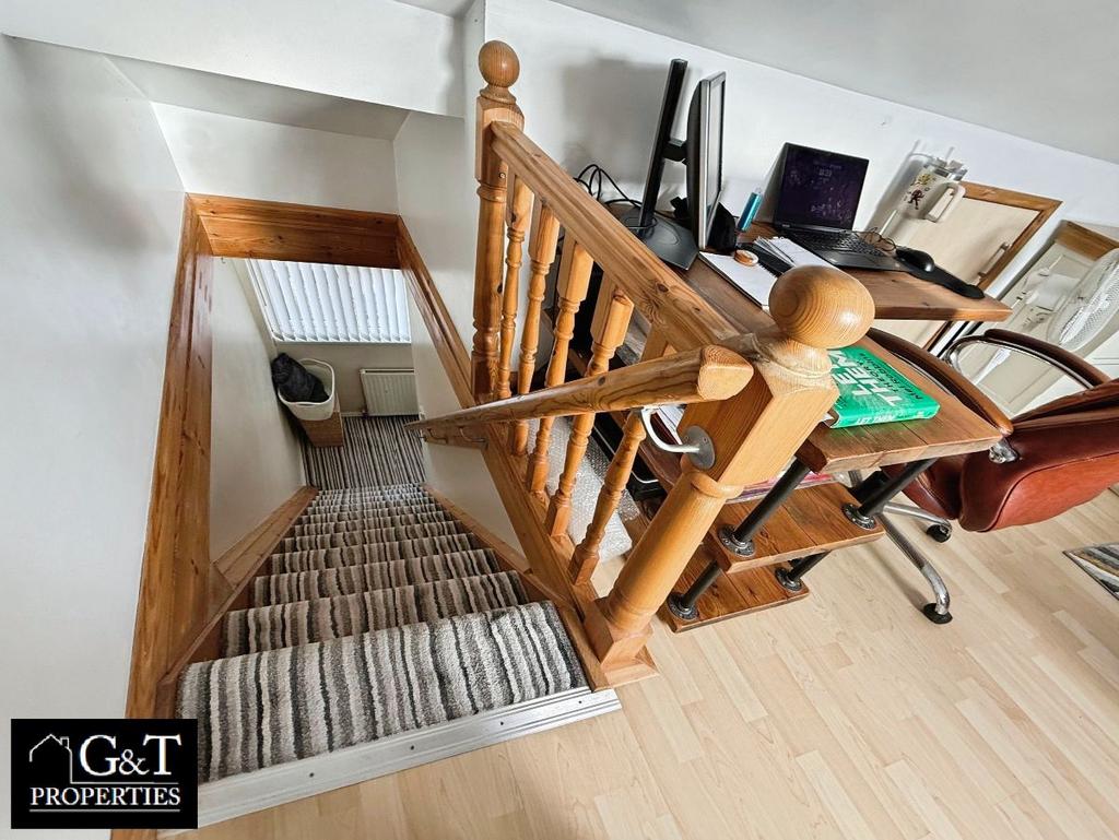 Stairway to master bedroom