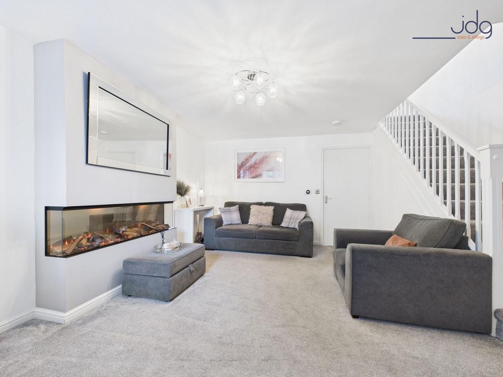 Cosy Lounge with feature fire