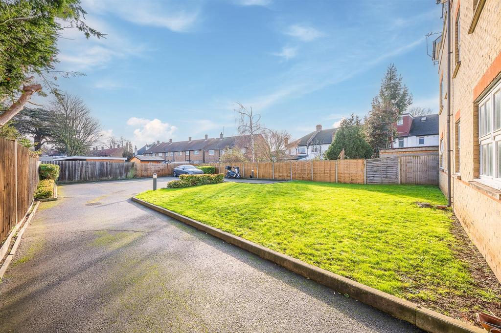 Garden and parking
