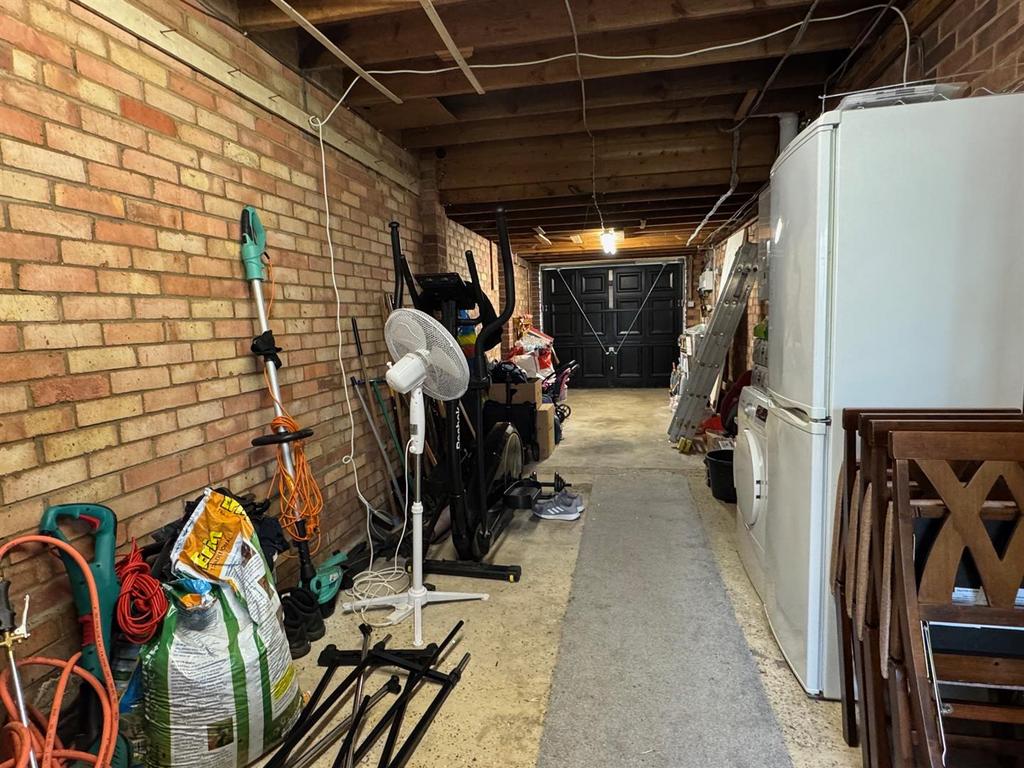 Double length garage:
