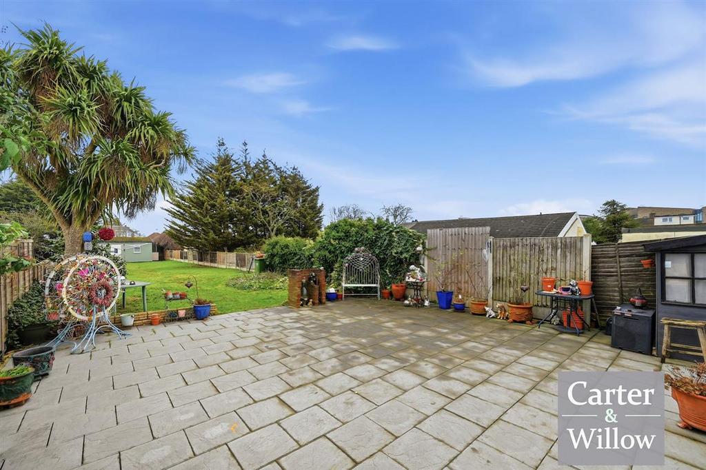 Private rear garden