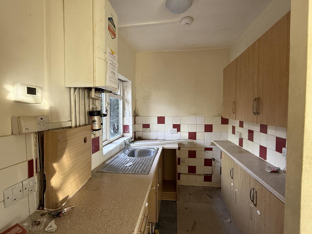 Kitchen in Flat 2 of Period House Arranged as Four