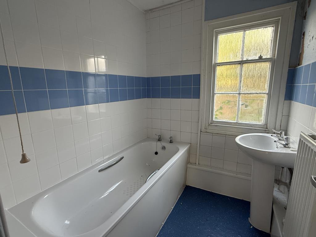 Bathroom in Flat 2 of Period House Arranged as Fou