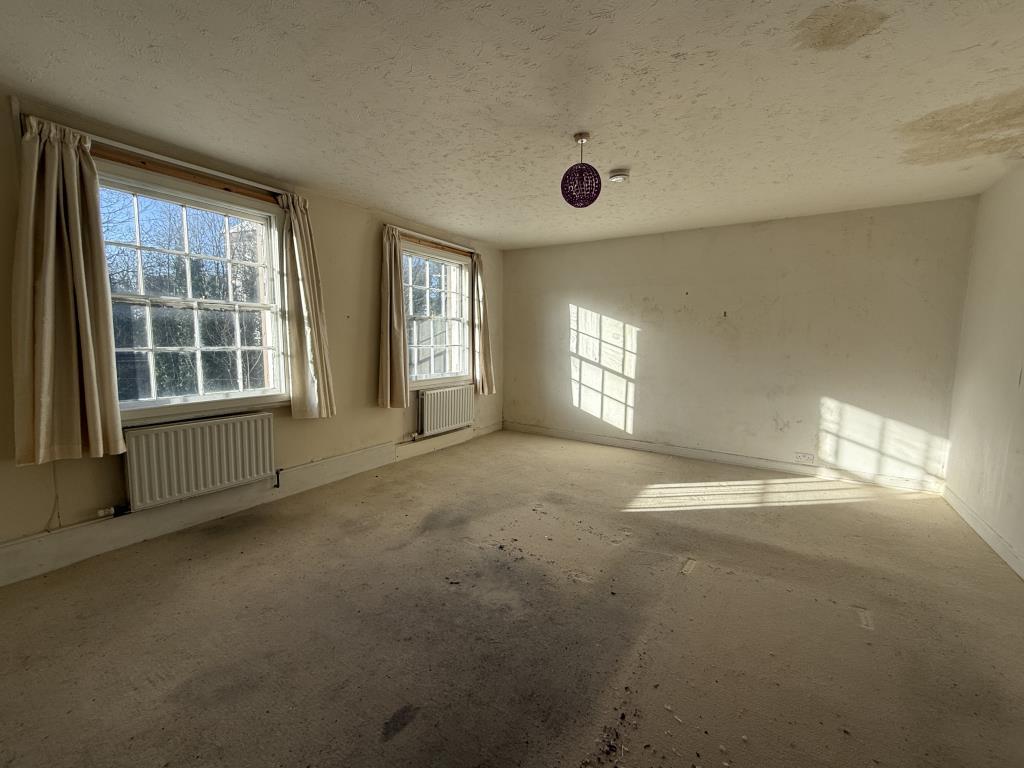 Living Room in Flat 3 of Period House Arranged as