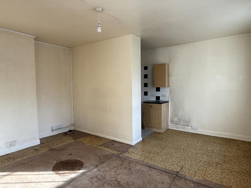 Living Room in Flat 4 of Period House Arranged as