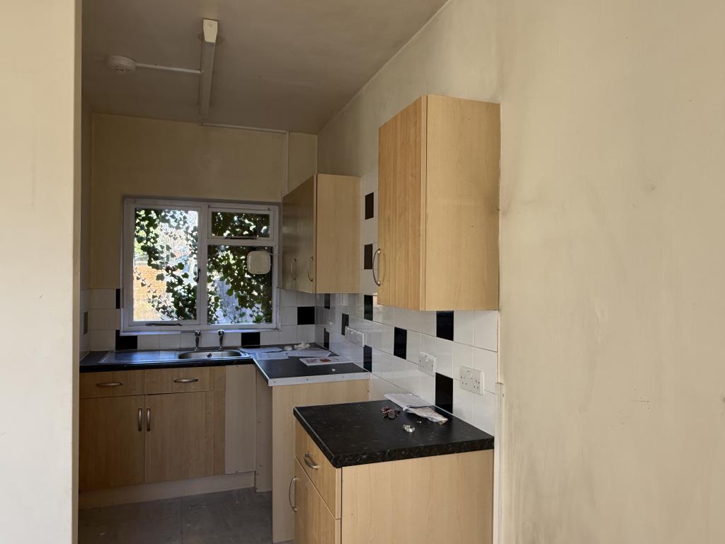 Kitchen in Flat 4 of Period House Arranged as Four