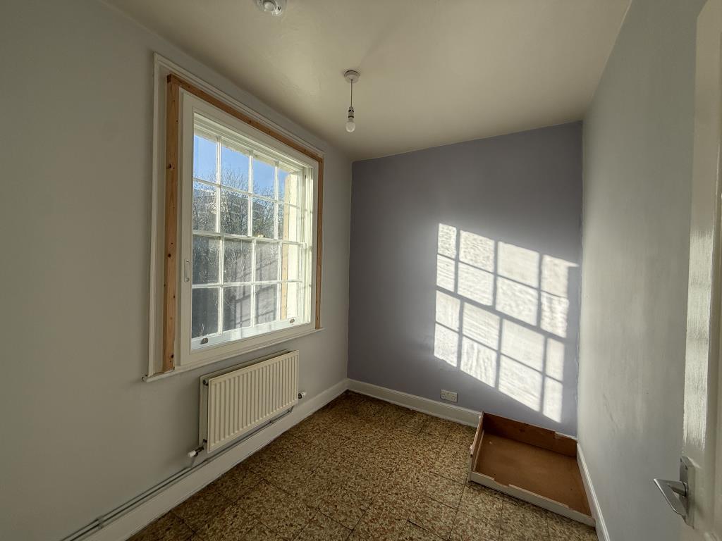 Bedroom in Flat 4 of Period House Arranged as Four