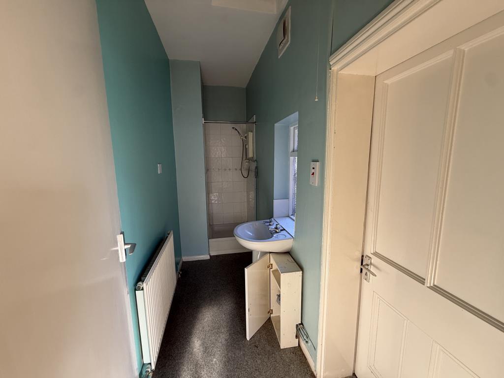 Shower Room in Flat 4 of Period House Arranged as