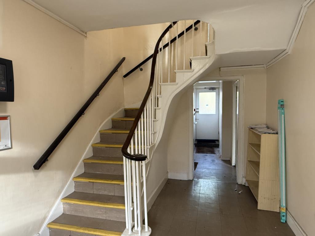 View Main Entrance Hall of Period House Arranged a