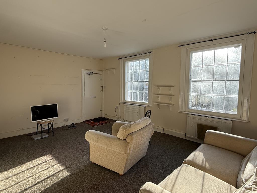 Living Room in Flat 1 of Period House Arranged as