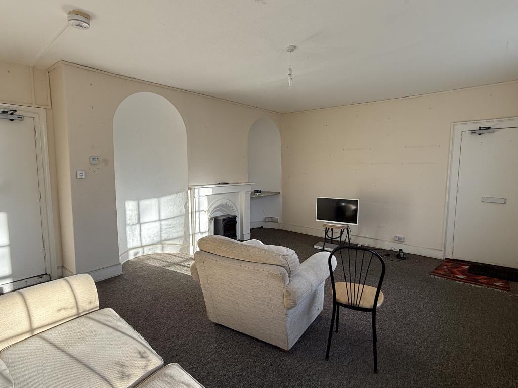 Second View of Living Room in Flat 1 of Period Hou