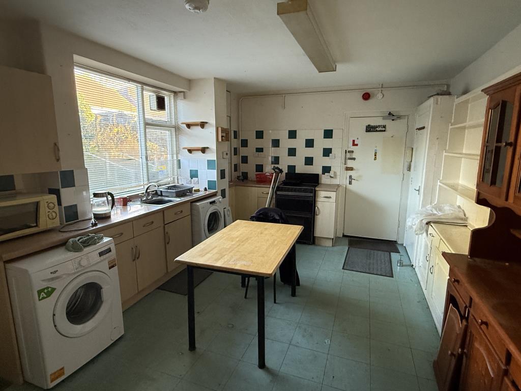 Kitchen in Flat 1 of Period House Arranged as Four