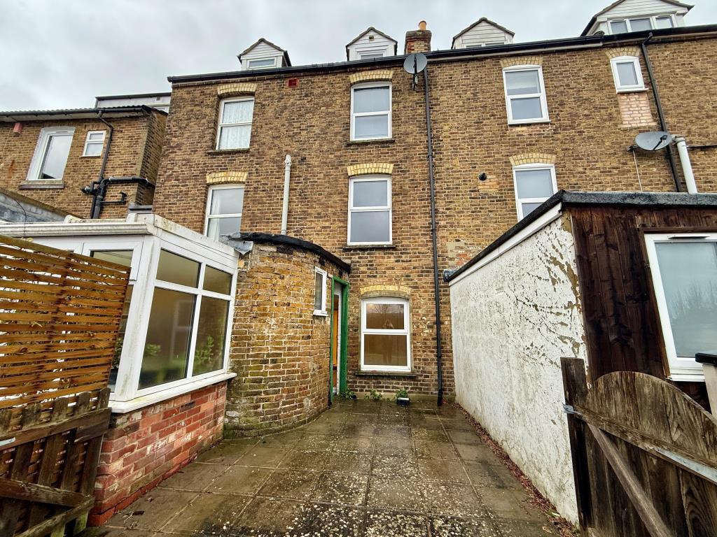 Rear of property
