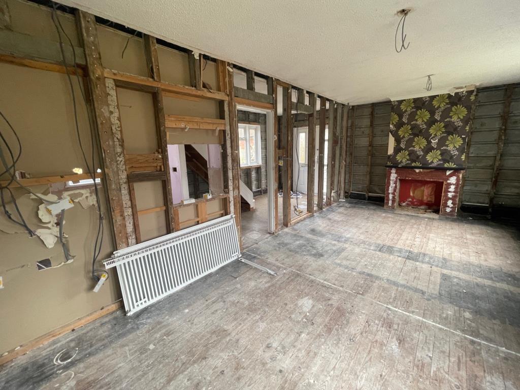 Alternative view of ground floor fireplace