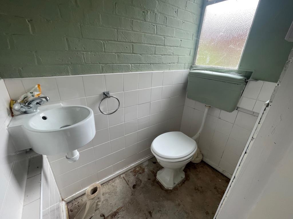 Ground floor cloakroom/WC to rear