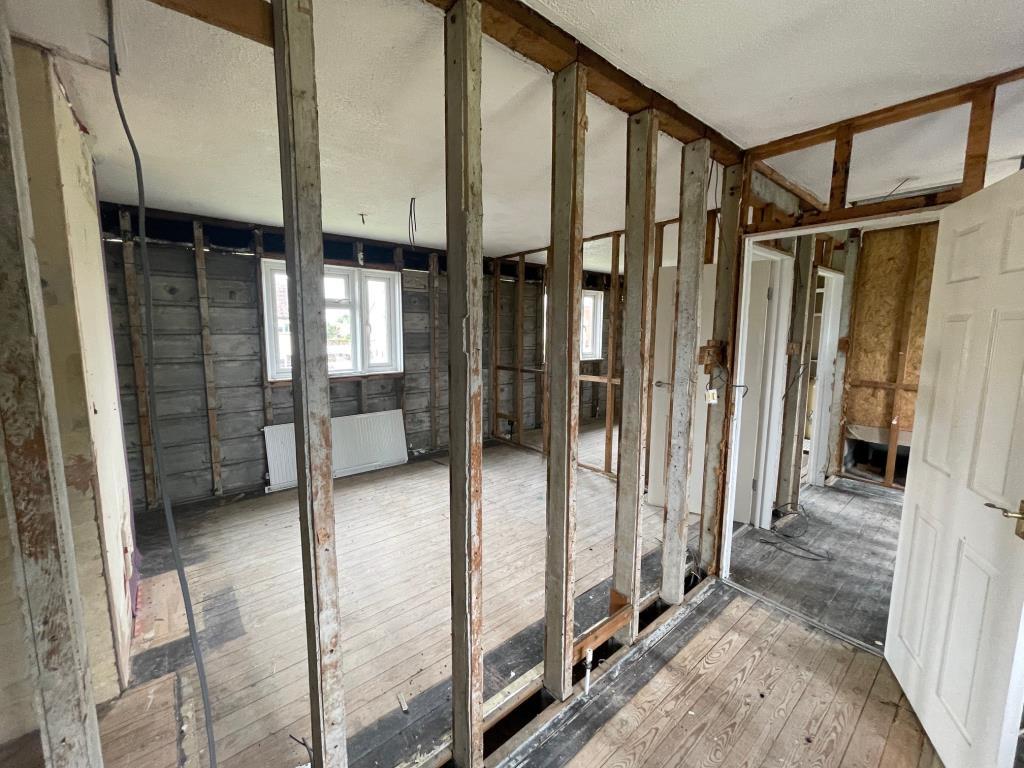 First Floor in shell condition