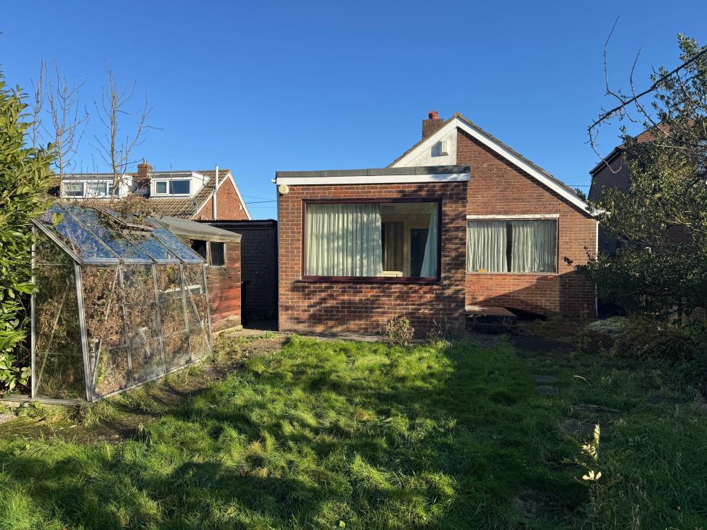 Rear of bungalow