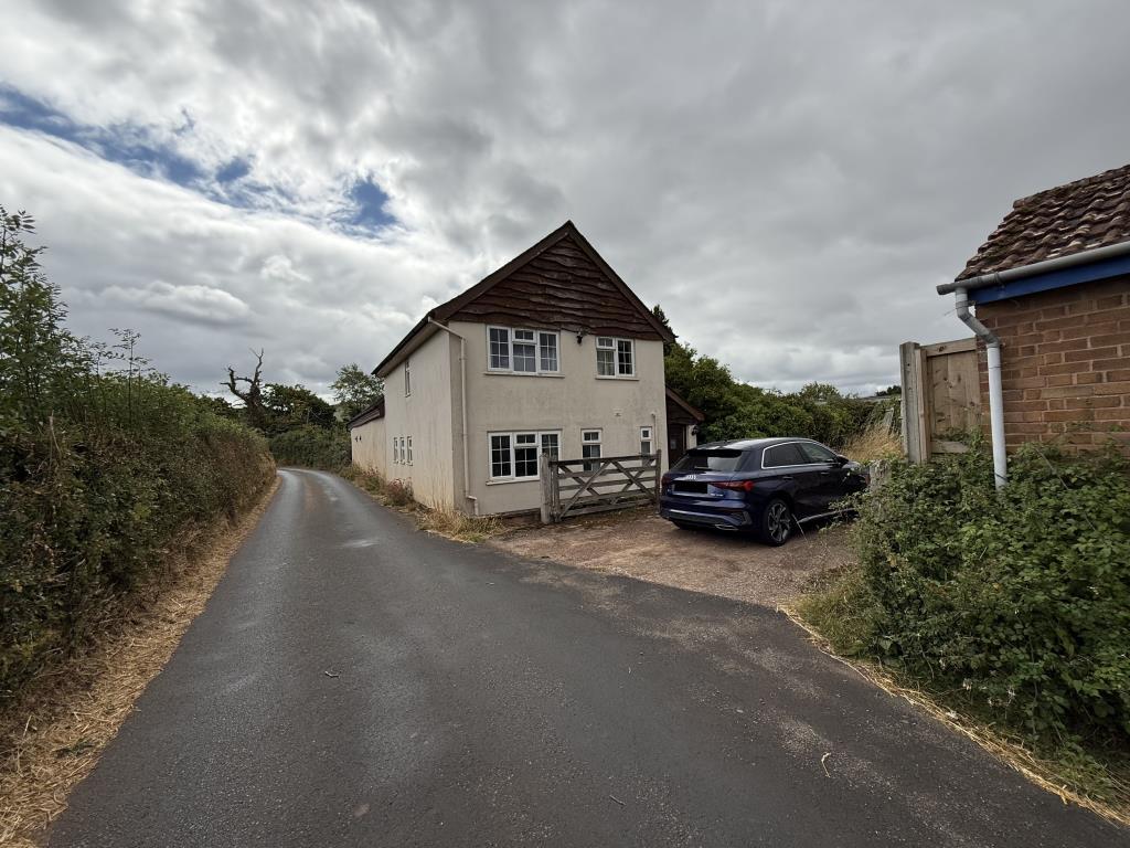 Rear of the property and parking