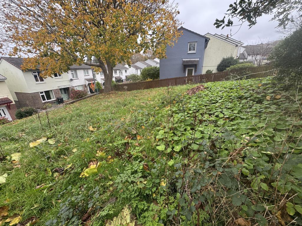 Side view of land
