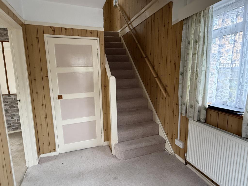 Entrance Hall in House in need of refurbishment