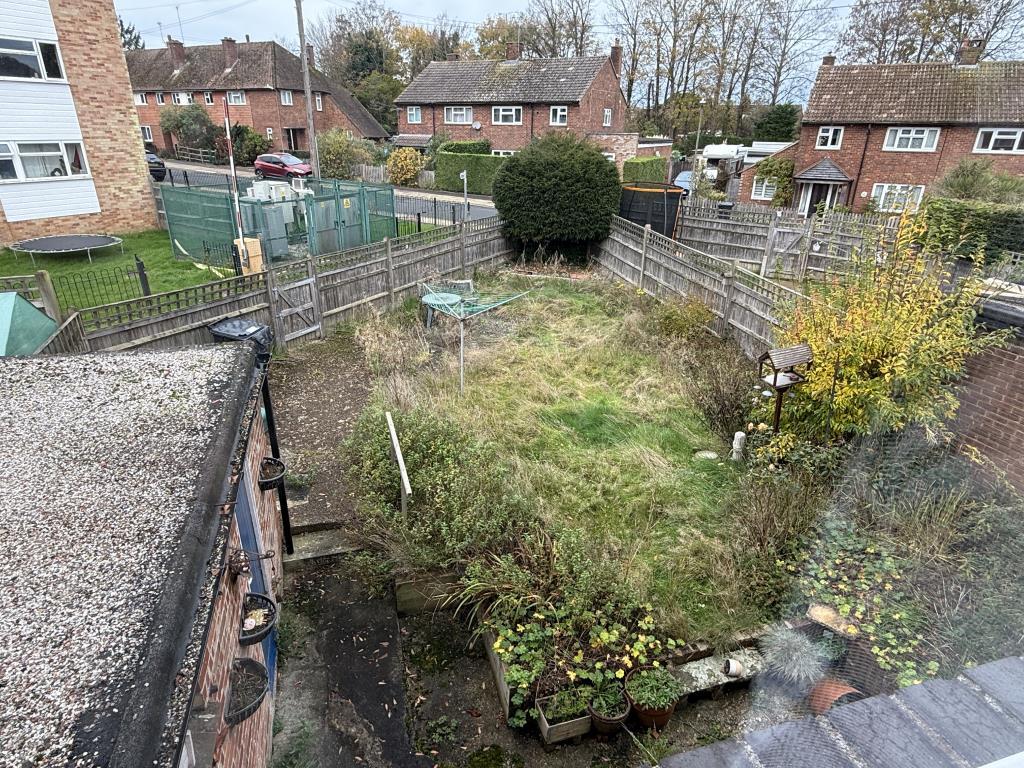 Rear garden of House in need of refurbishment