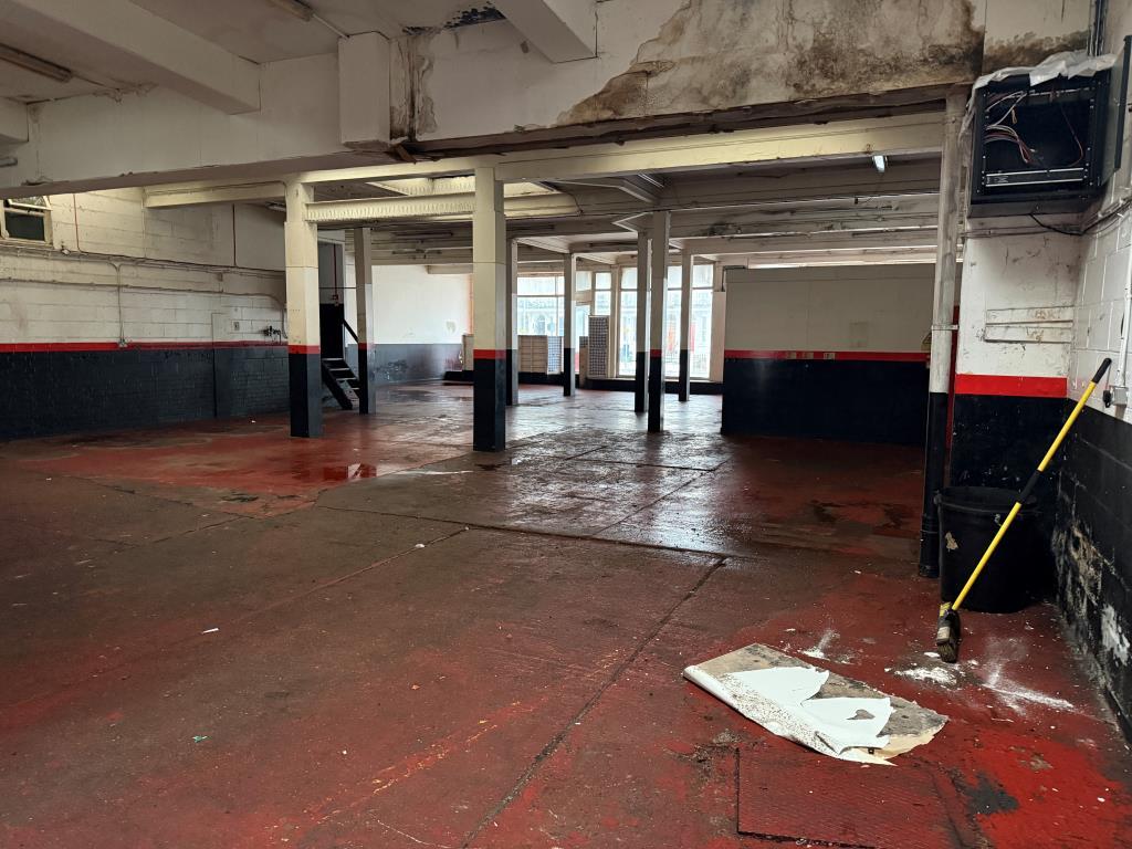 Internal view from rear right of building