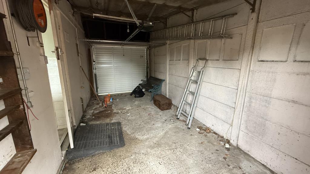 Internal image of garage from back door