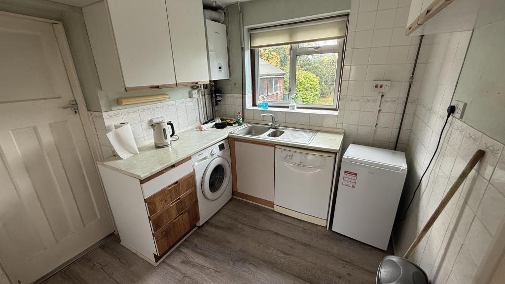 Internal image of kitchen from hallway