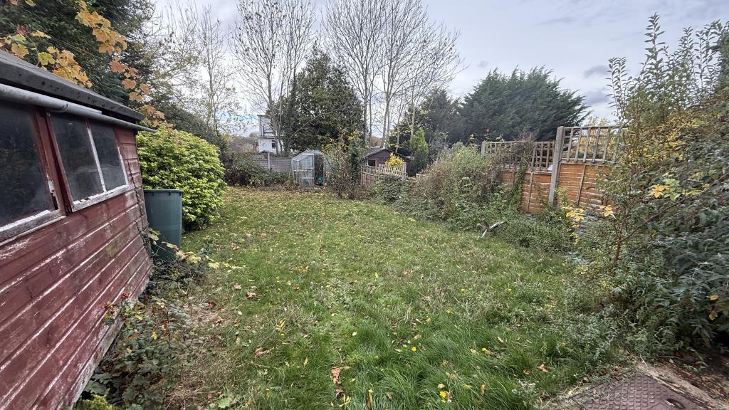 External image of garden from back of property