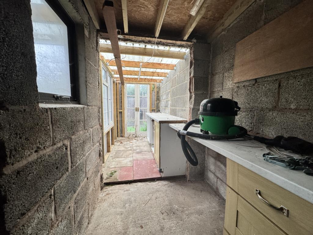 Shed with Power in Rear Garden