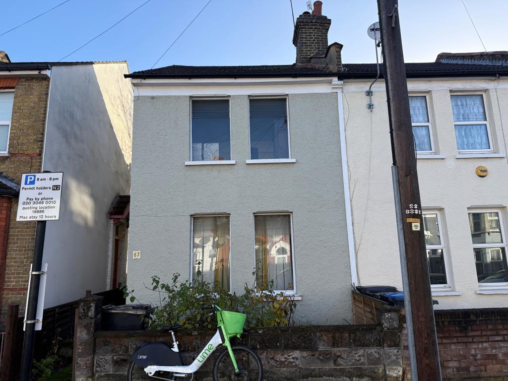 View of front of house from road