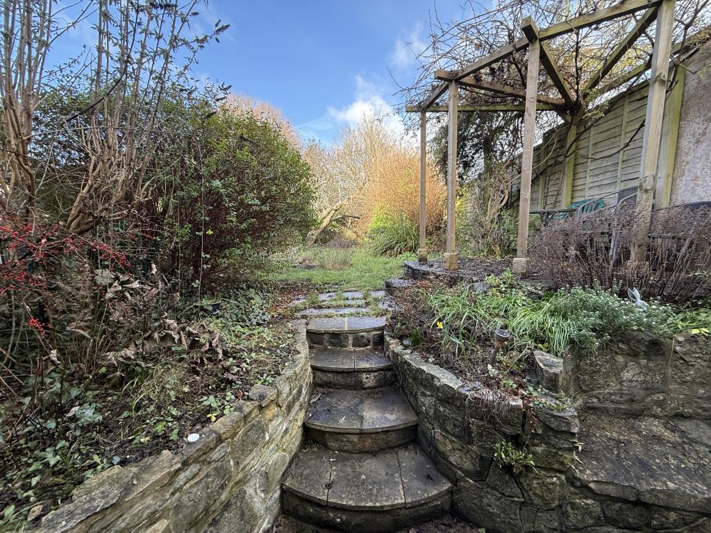 View of the rear garden