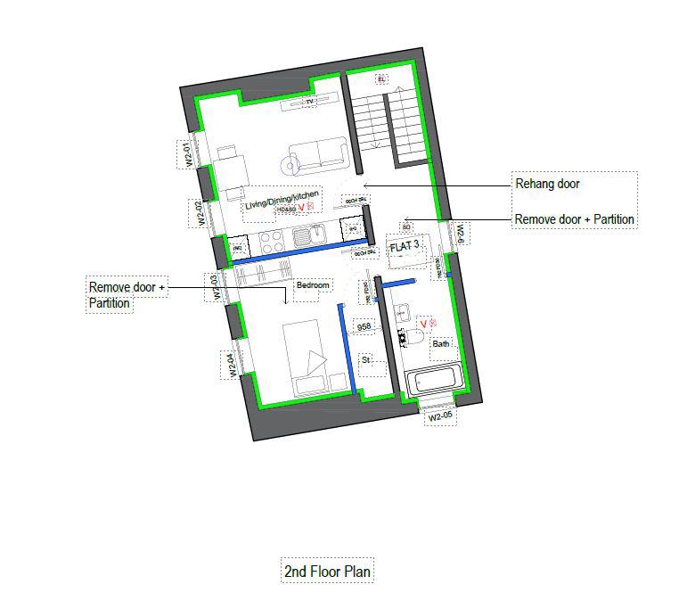 Proposed 2nd Floor Plan