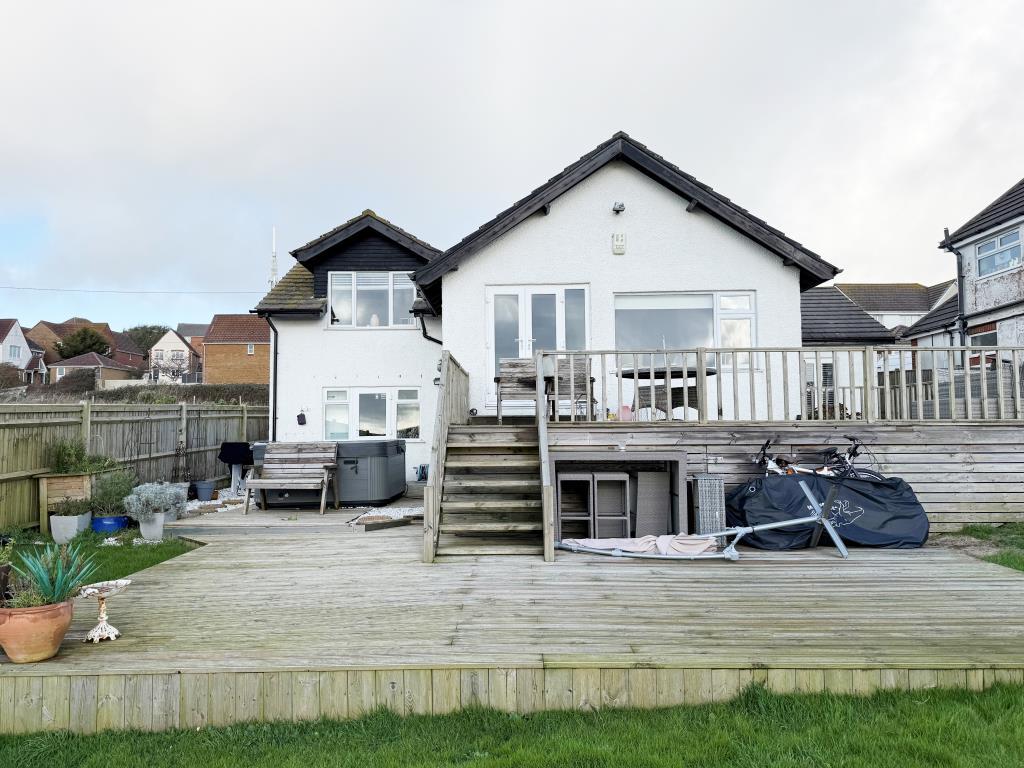Rear elevation and garden