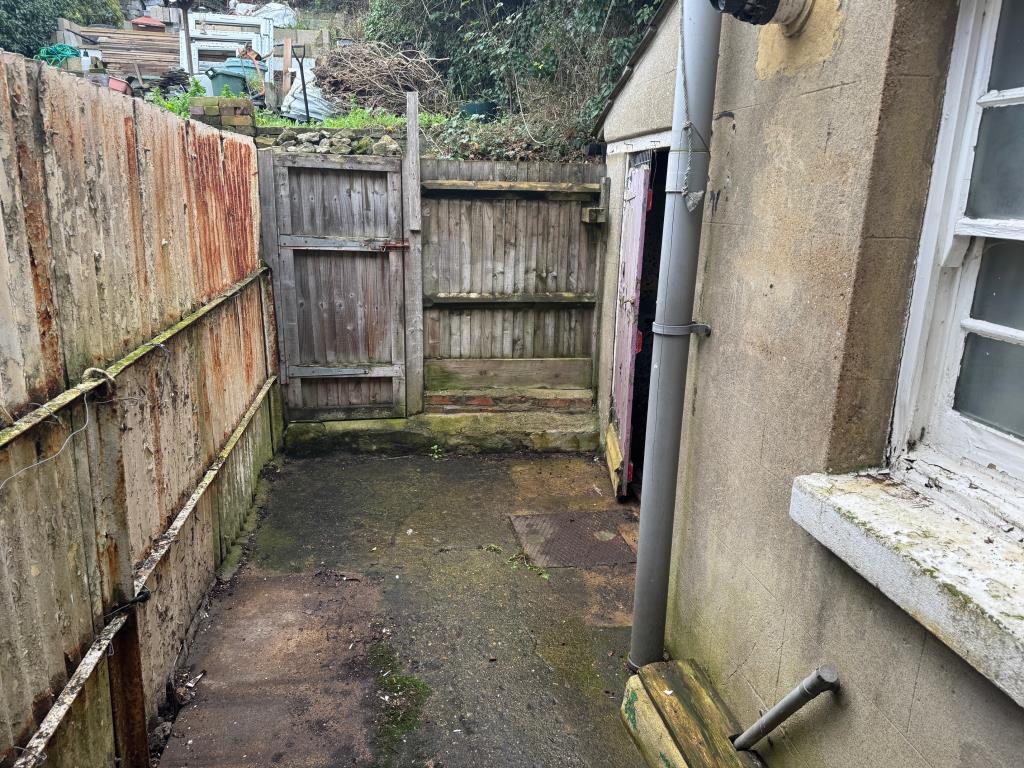 Rear courtyard